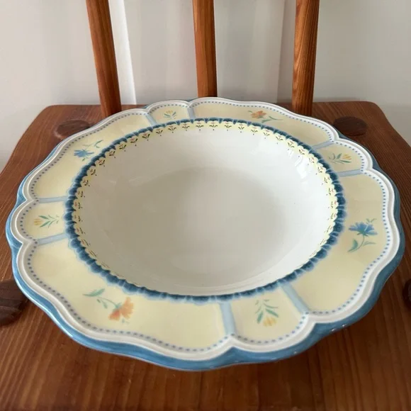 Set of 2 Lenox Provencal Garden Provencal Blossom Dinner Plate Soup Pasta Bowl - Picture 5 of 10